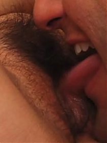 A slightly chubby mature woman has a hairy bush and gets some dick
